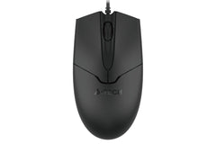 OP-550S Wired Mouse Silent Click USB Black with Teflon feet