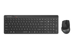 FG2400 Air2 A4tech Fstyler 2.4G Wireless Power-Saving QuietKey Combo Set (FGK23+FG45S Air2) Black US Layout