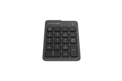 FGK21C A4tech Fstyler 2.4G Wireless Rechargeable Numeric Keypad USB Black+Blue Receiver+Type Adapter