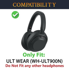 Sony WH-ULT900N Over- Head Bluetooth Noise Cancelling Headphones – Black
