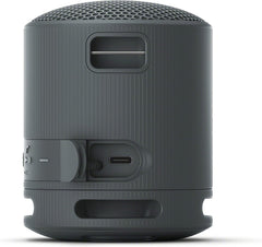 Sony SRS-XB100 Wireless Bluetooth Portable Lightweight Super-Compact Travel Speaker, Durable IP67 Waterproof & Dustproof Shower Speaker, 16 Hour Battery, Versatile Strap, & Hands-free Calling, Black