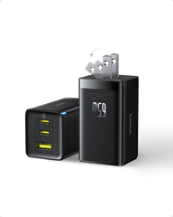 Baseus GaN5 Pro Fast Charger 2C+U 65W CN Wall Charger