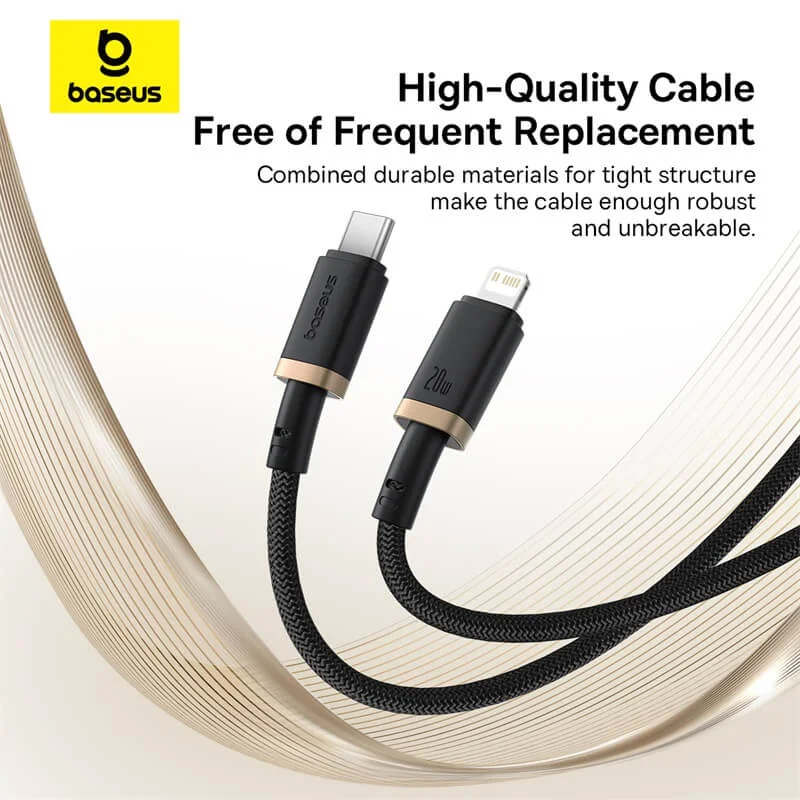 Baseus Dura Charging Cable USB-C to iP 20W 1m/2m