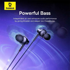 Baseus Encok CZ11 Type-C Wired Headphone, In-Ear USB-C Earphone With Microphone