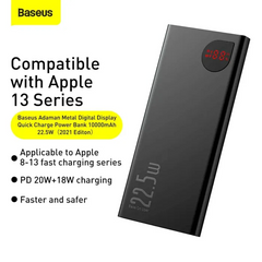 Baseus Adaman Metal 22.5W 20000mAh Fast Charging Power Bank