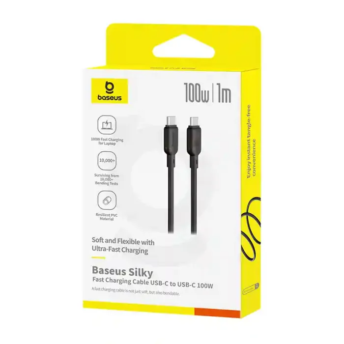 Baseus Silky Fast Charging Cable Type-C to Type-C 100W