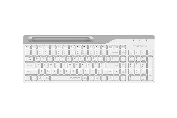 FBK25 A4tech Fstyler Bluetooth + 2.4G Connection 2-section Keyboard USB, US Layout