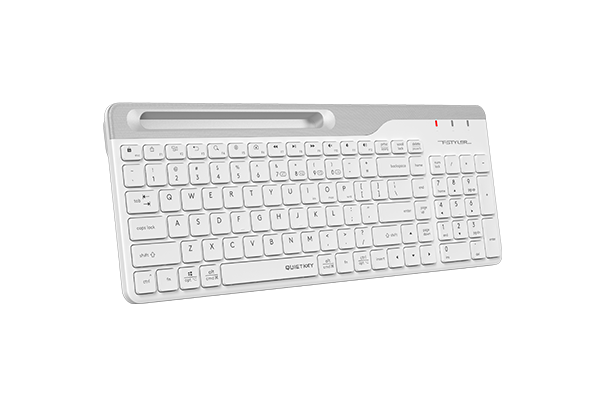 FBK25 A4tech Fstyler Bluetooth + 2.4G Connection 2-section Keyboard USB, US Layout