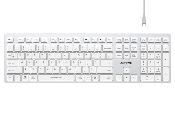 FBX50C A4tech Fstyler Bluetooth & 2.4G Scissor Switch Keyboard, US Layout