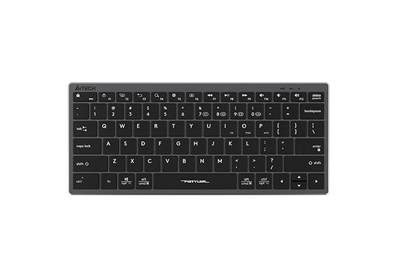 FBX51C A4tech Fstyler Bluetooth & 2.4G Scissor Switch Compact Keyboard Type C, US Layout