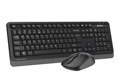 FG1010S A4tech Fstyler Wireless Combo Set ( FGK10+FG10S Silent Click) Grey, US Layout