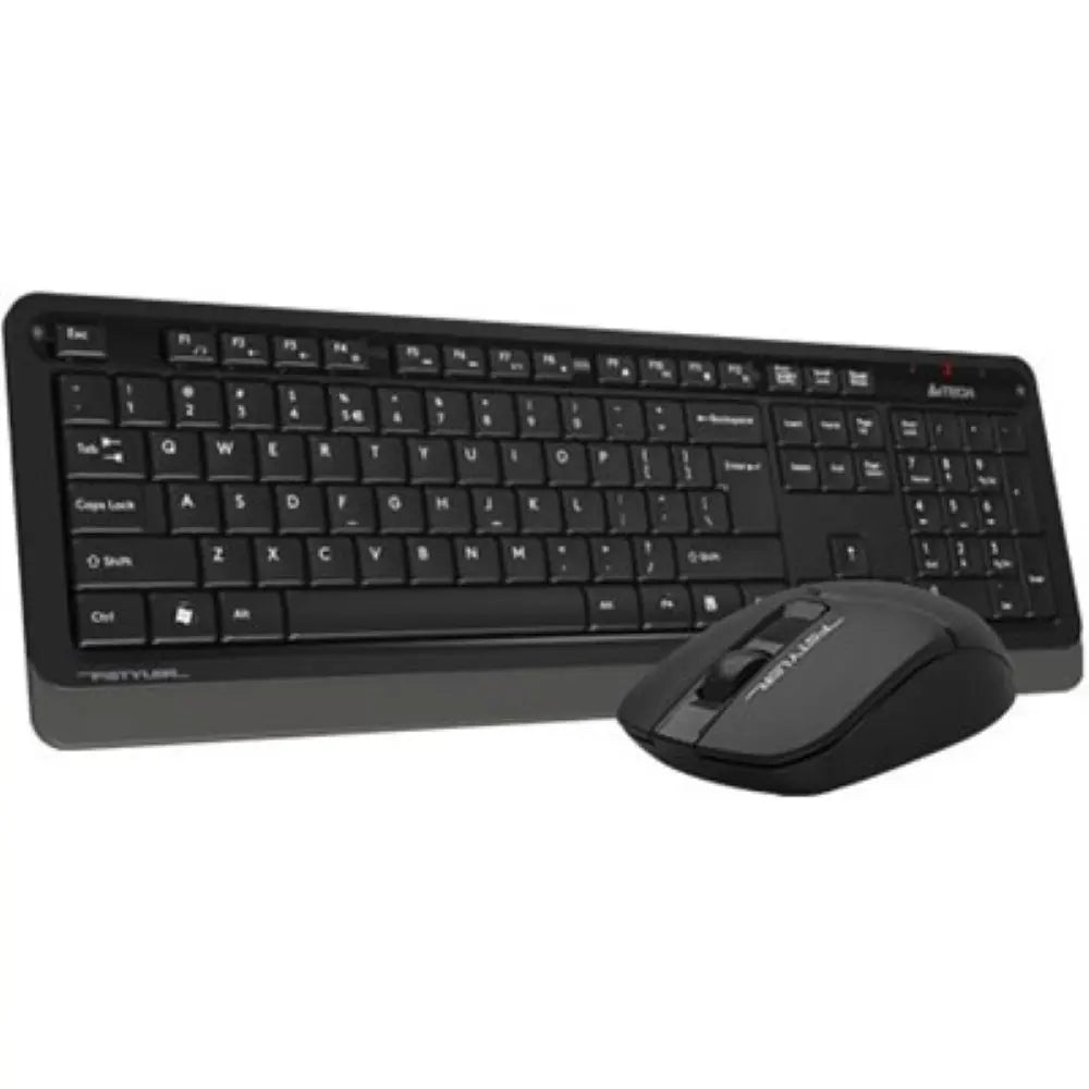 FG1012S A4tech Fstyler 2.4G Multimedia Wireless Desktop Set (FGK10+FG12S Silent Click) USB Black US Layou