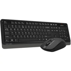 FG1012S A4tech Fstyler 2.4G Multimedia Wireless Desktop Set (FGK10+FG12S Silent Click) USB Black US Layou