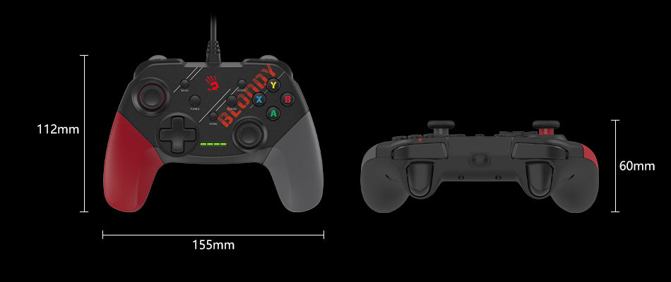 GP30 Bloody Gamepad USB Wired Connection Sports Red