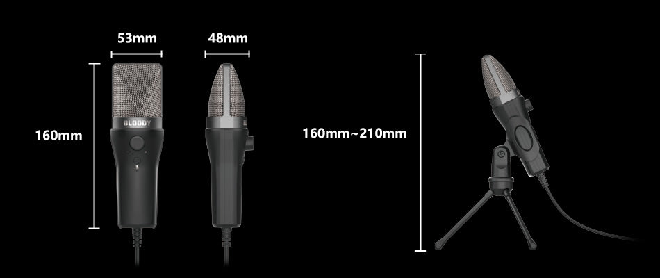 GM20  Bloody USB Gaming Microphone