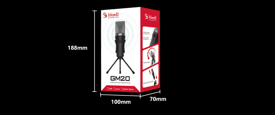 GM20  Bloody USB Gaming Microphone