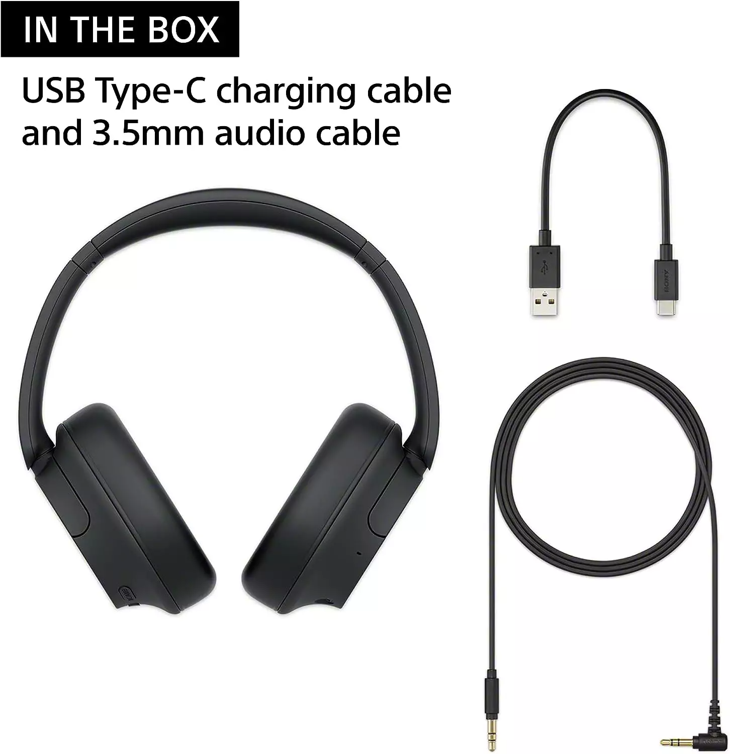 Sony WH-CH720N Noise Canceling Wireless Headphones Bluetooth Over The Ear Headset with Microphone and Alexa Built-in – Black