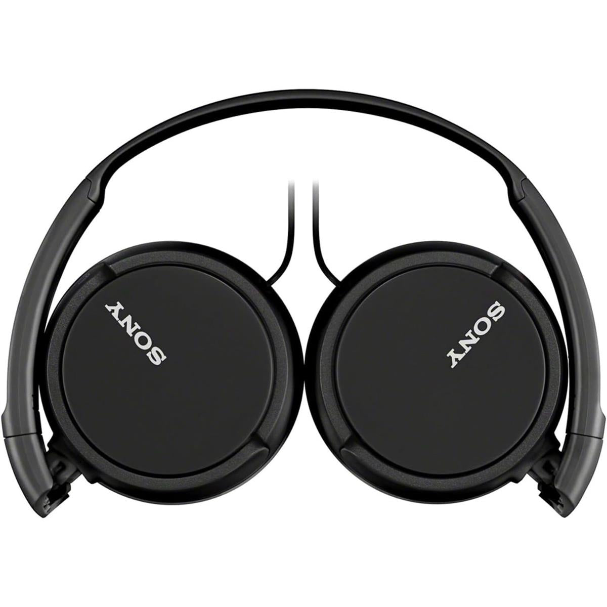 Sony MDR-ZX110AP Wired On-Ear Headphones with Mic - Black
