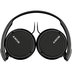 Sony MDR-ZX110AP Wired On-Ear Headphones with Mic - Black