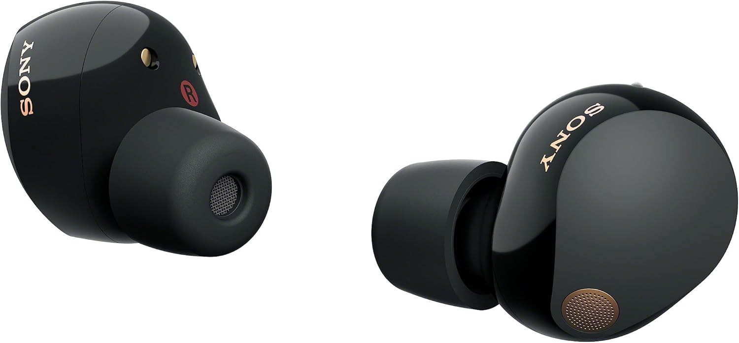 Sony WF-1000XM5 Premium Noise Cancelling Truly Wireless Bluetooth Earbuds & in-Ear Headphones with Alexa Built-in, Black