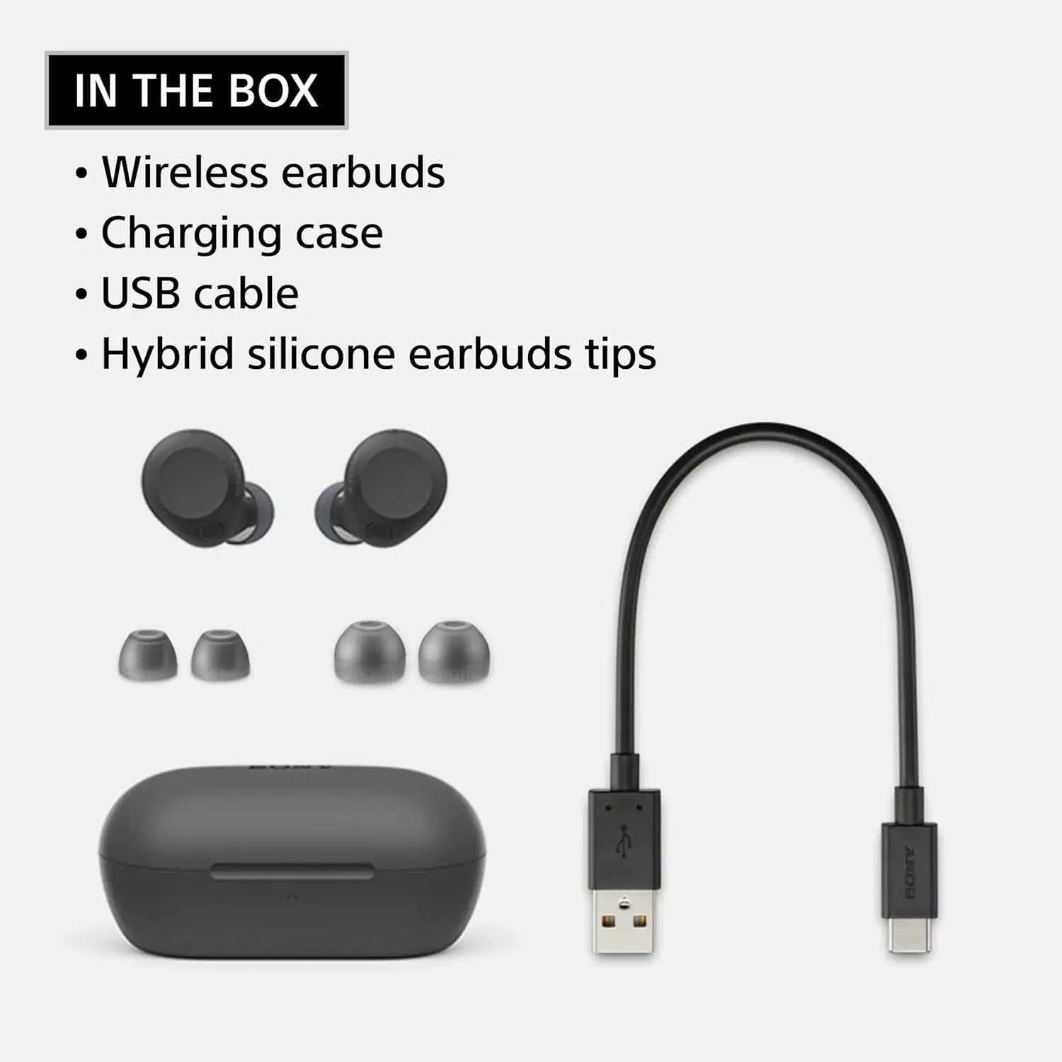 Sony WF-C710 Truly Wireless in-Ear Bluetooth Earbud – Black